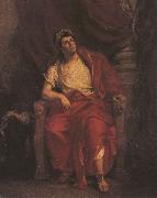 Eugene Delacroix Talma als Nero in Sweden oil painting artist